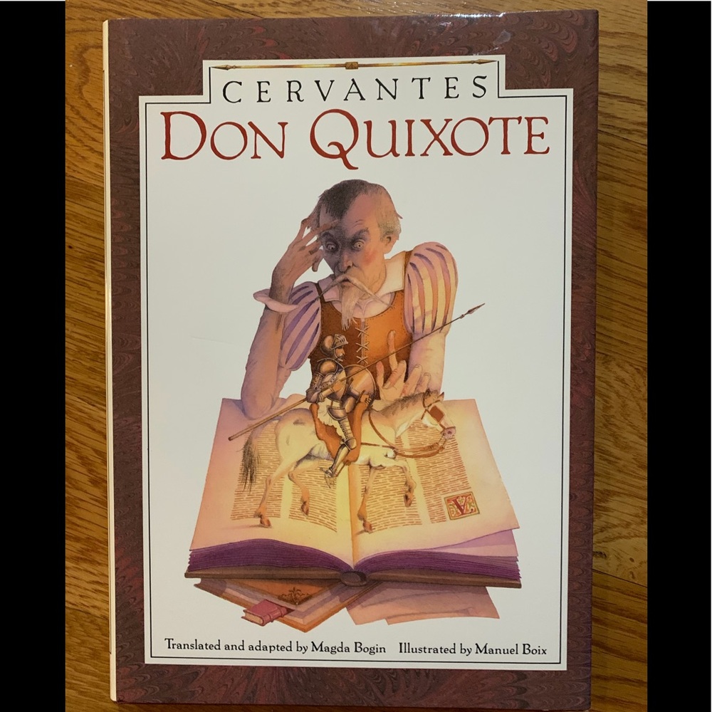 Book, Don Quixote. Illus by Manuel Boix